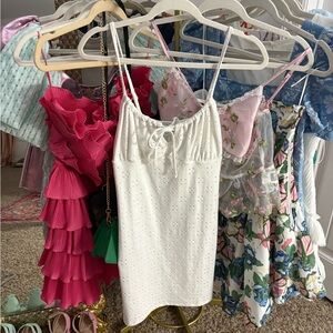 Rue21 White Floral Embroidered Top